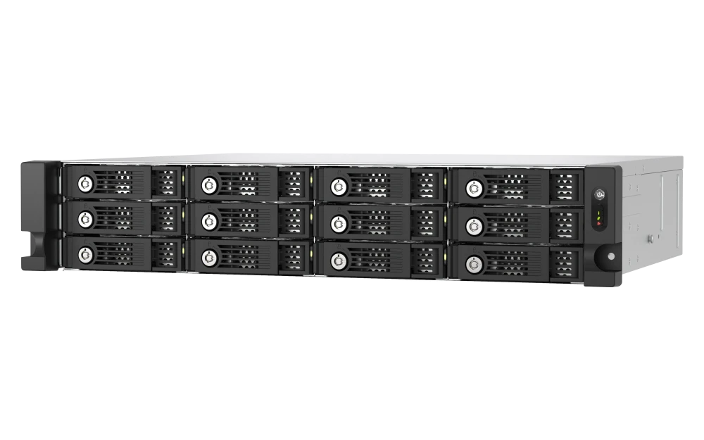 QNAP TL-R1200PES-RP 12 Bays Mini SAS (SFF-8644) Input & Output / SATA III Expansion Unit for Network Storage (5 Year Warranty)