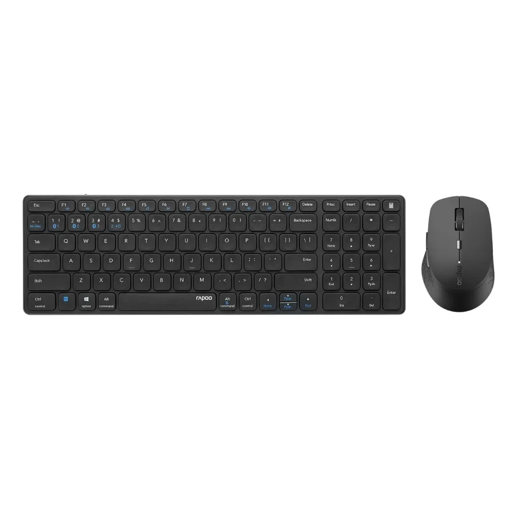 Rapoo 9350M Dark Grey Wireless Keyboard & Mouse Combo