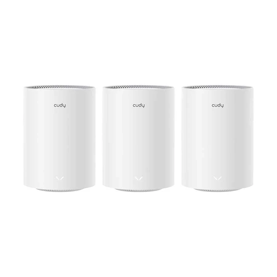Cudy M1800 AX1800 Mbps Gigabit Dual-Band Mesh Wi-Fi 6 System Network Router (3-Pack)