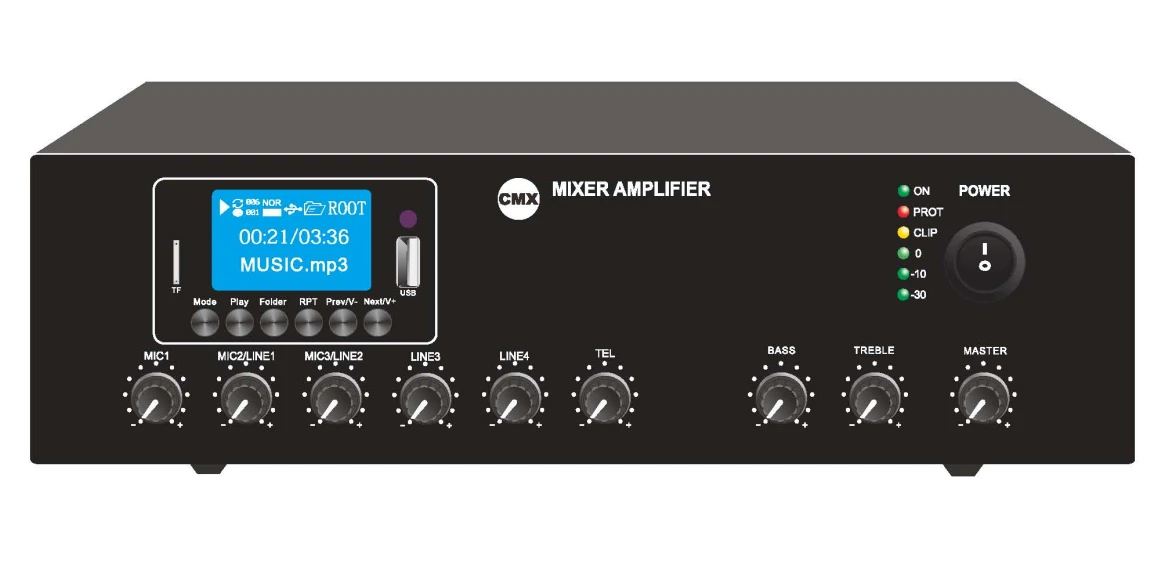 CMX EA-30 30W PA Mixer Amplifier
